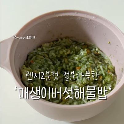 매생이버섯해물밥 이미지