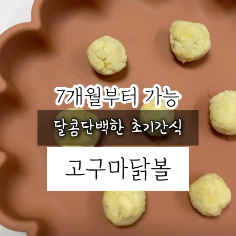 고구마닭볼 이미지